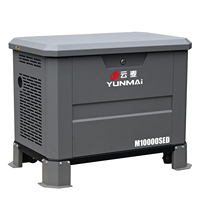 Générateur multi-carburant 9KW 220V 230V 380V GPL/GN/GNC/GNL, portable, essence, propane, pour la maison, le camping, les situations d'urgence
