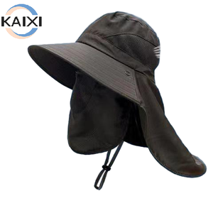 Chapeau de pêcheur d'été, chapeau de <span class=keywords><strong>soleil</strong></span>, <span class=keywords><strong>masque</strong></span> de protection solaire extérieur, couvre-visage, chapeau de pêche avec <span class=keywords><strong>masque</strong></span> amovible - Product Image 4