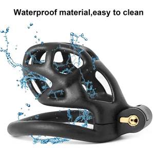 Fetiş Seks Ürünleri Erkek Bekaret Kafesi Anti-Mastürbasyon Kilidi %100 Su Geçirmez Ergonomik Tasarım Yetişkin Seks Oyuncağı Erkekler için - Product Image 6