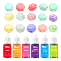 Colorant alimentaire liquide Chromapanda Factory, 24 couleurs pour fondant, macarons, gâteaux décoratifs, pâtisserie DIY, colorant comestible