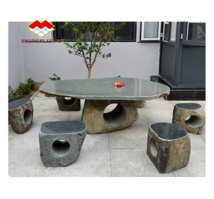Granite vườn bàn ghế đặt đồ nội thất ngoài trời - Product Image 6