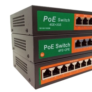 ANPA bán buôn Mini Gigabit chuyển đổi PoE 100Mbps không được quản lý <span class=keywords><strong>Ethernet</strong></span> RJ45 chuyển đổi 6/10 PoE video giám sát cổng có tính năng QoS - Product Image 3