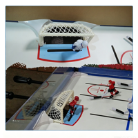 Table de hockey sur bâtonnets de type mini, jeu de hockey sur glace de table à commande manuelle pour la maison et la salle de jeux