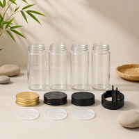 Bouteilles en verre hermétiques de 4 oz pour herbes et assaisonnements, contenants de stockage en verre pour épices avec couvercle en aluminium, vente en gros pour la cuisine