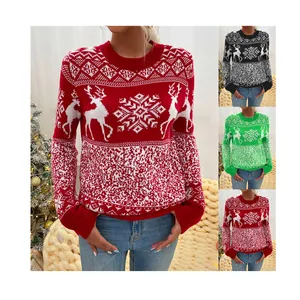 모조리 크리스마스 grinch 스웨터-새로운 디자인 여성 추악한 크리스마스 스웨터 뜨거운 판매 여성의 겨울 o-넥 크리스마스 스웨터