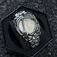 Montre Homme Alabaster Toile d'Araignée, Style Européen Américain Haut de Gamme, Étanche, Montre-Bracelet pour Homme Transfrontalière Très Vendue