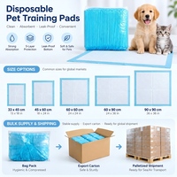 Vente en gros usine de tapis d'apprentissage jetables pour chiens, doux, non-tissés, super absorbants, à séchage rapide, anti-fuite, pour chiots, OEM