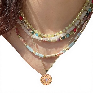 18K Gold Plated Brass Trendy <b>Statement</b> <b>Necklace</b> with Zircon Beads Imitation Pearls for Women's Wedding Jewelry - Product Image 4