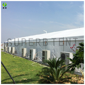 Carpa de Refugio Móvil para Aeronaves, Rectangular, de Tela Oxford, Doble Capa, Impermeable, para Uso en Exposiciones - Product Image 3