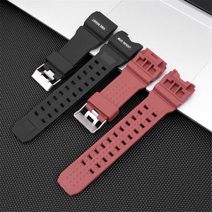 Bracelet de Sport en Silicone étanche pour hommes, accessoires de Bracelet noir pour Bracelet de <span class=keywords><strong>montre</strong></span> de remplacement en résine <span class=keywords><strong>GWG</strong></span>-1000GB - Product Image 3