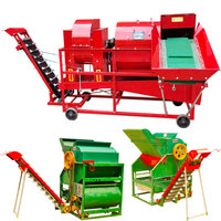 Cueilleur d'arachides Machine de cueillette d'arachides sèches et humides Batteuse d'arachides entièrement alimentée Outils de récolte de bonne qualité
