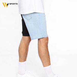 Pantalones cortos informales de algodón para hombre Bermudas personalizadas con estampado bordado Jersey transpirable logotipo al por mayor en la cintura - Product Image 3