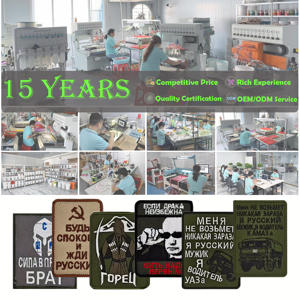 Kustom 3d bordir Rusia Patch <span class=keywords><strong>Hook</strong></span> dan <span class=keywords><strong>Loop</strong></span> karet Pvc Patch taktis Pvc Patch - Product Image 1