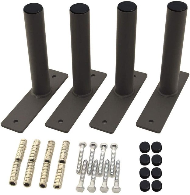 Heavy Duty Wall Mount With Metal Dowels for Car Tyres and Rims Also for Bicycle and Garden Tools Holder Including Tyre Tread