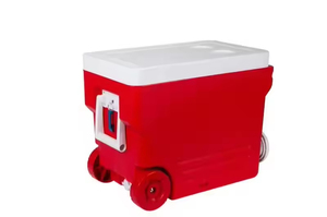 32L Portable Outdoor Camping <strong>Cooler</strong> <strong>Box</strong> with Handle and <strong>Wheels</strong> 2 Days Keep Ice Food Storage Insulated <strong>Cooler</strong> <strong>Box</strong> - Product Image 4