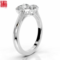 Bague de fiançailles de luxe pour femme en argent sterling 925 plaqué or, avec deux pierres de moissanite, sertie à griffes, taille poire et cœur, certifiée REACH
