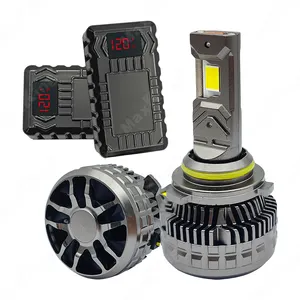 Autozubehör Aluminium Autos chein werfer H7 9005 9006 90000LM Auto LED Scheinwerfer Lampe F1 Pro mit Digital anzeige Treiber