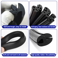 Bande de caoutchouc EPDM à trois cavités pour fenêtre en verre, armoire électrique, bandes d'étanchéité EPDM en forme de H à trois ports