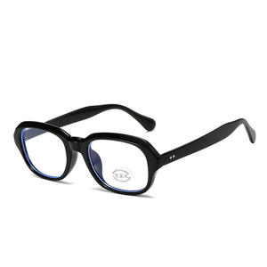 Lunettes anti-lumière bleue Qianai Small Square, monture PC, monture intégrale avec design riveté, pour femmes, lunettes de mode. - Product Image 2