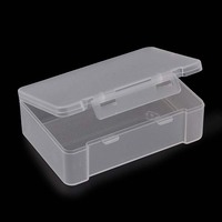 Petite boîte d'emballage cosmétique en PP de qualité alimentaire avec couvercle, pour cadeaux et bijoux, personnalisable, matériaux recyclés, option logo personnalisé, 80x52x25mm