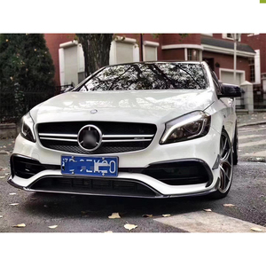 Mercedes Classe A W176 <span class=keywords><strong>2013</strong></span>-2018, nouveaux pare-chocs avant et arrière, style A45, kit carrosserie <span class=keywords><strong>sport</strong></span> Euro Upgrade - Product Image 2
