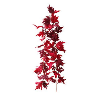 Autres fleurs et plantes <span class=keywords><strong>d</strong></span>écoratives <span class=keywords><strong>Feuilles</strong></span> <span class=keywords><strong>d</strong></span>'érable artificielles <span class=keywords><strong>Feuilles</strong></span> <span class=keywords><strong>d</strong></span>'<span class=keywords><strong>automne</strong></span> suspendues <span class=keywords><strong>Décoration</strong></span> Guirlande de vigne Verdure suspendue - Product Image 4