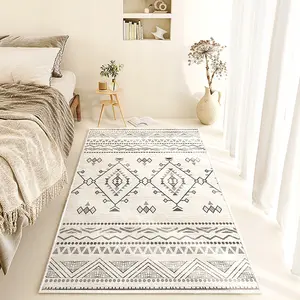 Fas koşucu halı geometrik kolay temizlik 8*10 halı ve kilim yatak odası mutfak oturma odası için