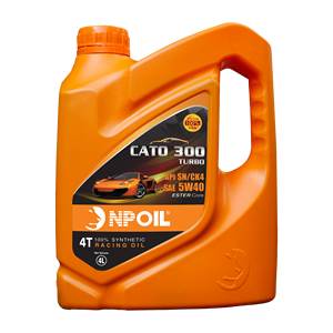 Aceite de motor para coche NPOIL CATO 300 TURBO 5W40 4L 5L 6L / Aceite de motor para turismos / Aceite base y aditivos premium - Product Image 1