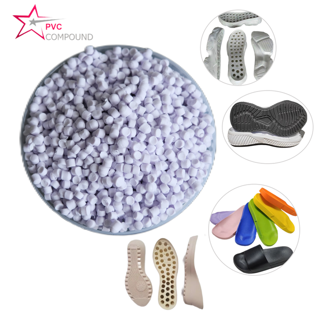 Modified PVC Compound Granules Light Weight PVC Foam Expand Pellets for Shoe Sole Air Blown PVC Grinded Pellets