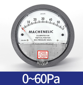 Manomètre de pression différentielle micro-prise en charge (0-60 Pa) <span class=keywords><strong>MC</strong></span> OEM/ODM pour salle blanche, utilisé en ingénierie CVC - Product Image 1