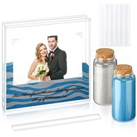 Ensemble de cérémonie de désherbage en acrylique transparent avec logo personnalisé, unité pour toujours, vente en gros