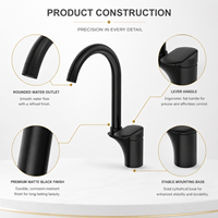 Robinet de lavabo moderne à arc haut et poignée unique pour importateurs, distributeurs et projets de vente au détail