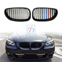 Pour BMW E60 5 530i 550i 2006 2006 2010 Grille de calandre avant chromée noire diamantée Série M5 Pièces automobiles