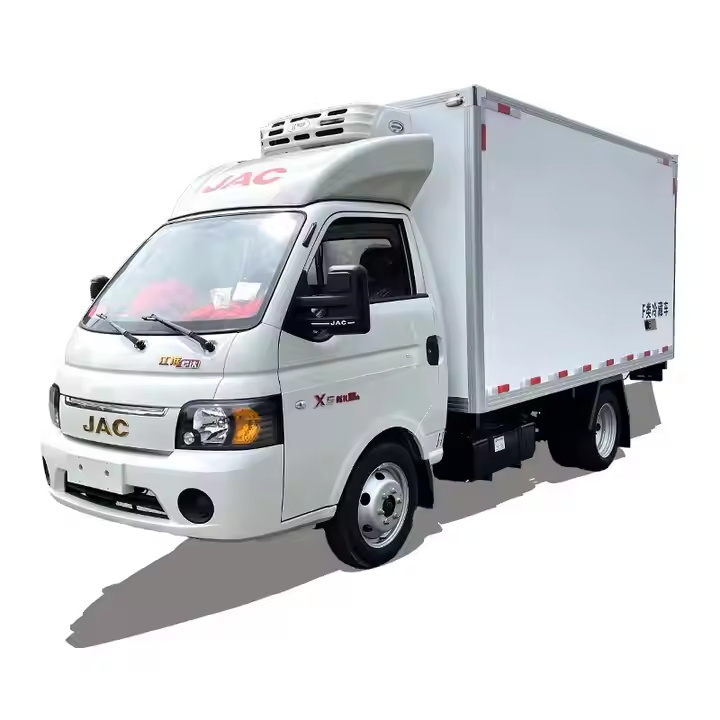 JAC бренд 4x2 3 тонны мясо Овощной рыбы транспорт рефрижератор для продажи