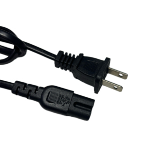Kabel ekstensi colokan 2 Pin Kanada AS 125V 1-15p 60320 V NEMA figur 8 IEC C7 kabel daya AC - Product Image 2