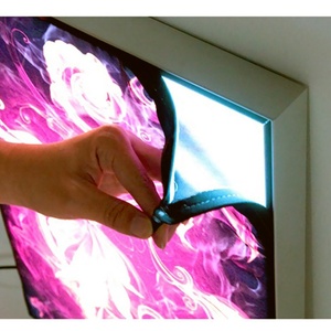 Negozi al dettaglio appesi in alluminio Led Poster Frame in tessuto Light box Display Ultra sottile pubblicità scatole luminose all'aperto - Product Image 3