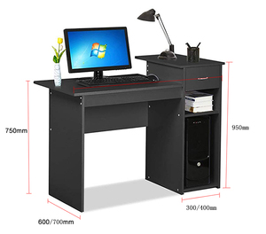 Simple bureau d'étude bureau <span class=keywords><strong>gaming</strong></span> avec classeur blanc <span class=keywords><strong>pas</strong></span> cher bureau avec espace de rangement - Product Image 6