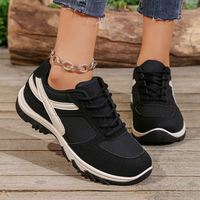 Chaussures de randonnée décontractées pour femmes, à lacets, antidérapantes, confortables, pour la randonnée et la marche en plein air