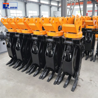 Excavator Penjepit Kayu Hidrolik Berputar, Penjepit Kayu Hidrolik