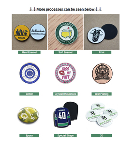 Marcador de Pelota de Golf Personalizado de Hierro con Esmalte Suave, Diseño de Jersey de Hockey y Patín de Hielo, Baño de Plata Negro, Regalo de Recuerdo Personalizado de Fábrica <span class=keywords><strong>para</strong></span> Club de Hockey sobre Hielo - Product Image 4