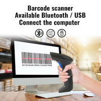 Escáner de Código de Barras Inalámbrico Bluetooth JR HC-815WB, 1D/2D, USB, CMOS, Compatible con Códigos de Pago, Inducción Automática