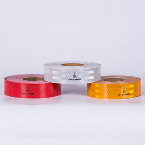 เทปสะท้อนแสงสีขาว เหลือง แดง ECE 104 R 104R แบบมีกาวในตัว สำหรับรถยนต์ รถบรรทุก ใช้สำหรับทำเครื่องหมายเพื่อความปลอดภัย - Product Image 2