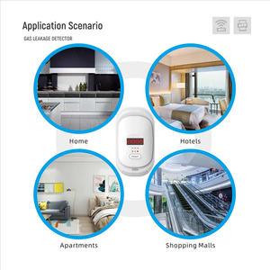하이 퀄리티 홈 보안 경보 시스템 주방 요리 가스 누출 감지기 실내 RF433Mhz 가정용 가연성 가스 센서 - Product Image 6