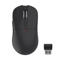 Ratón ultraligero de alta precisión de 55g, ratón programable para juegos, ratón para juegos con cable de tres modos de 2,4 BT G para PC, portátil y Escritorio