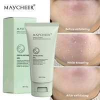 Gel nettoyant visage liquide à base de plantes MAYCHEER - Exfoliant, éclaircissant, blanchissant et lissant pour tous types de peaux, format voyage