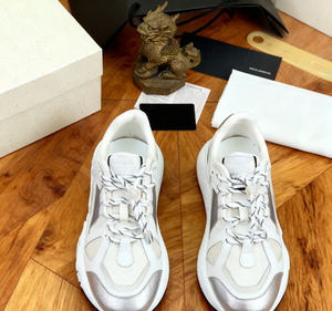 Nouvelles chaussures de sport tendance pour hommes, confortables, élégantes, en cuir synthétique de haute qualité, décontractées, à lacets. - Product Image 4