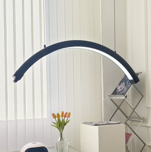 Nouvelle <span class=keywords><strong>lampe</strong></span> LED demi-lune pour salon de beauté, 27 pouces, 110V/220V, 48W, à intensité variable, pour extension de cils - Product Image 6