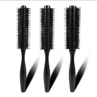 Brosse à cheveux ronde en bois à poils de sanglier haute résistance, antistatique, avec logo personnalisé – Prix