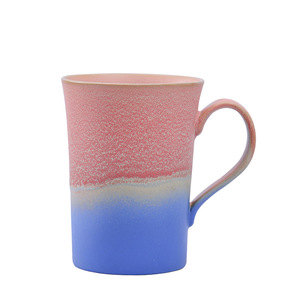 Taza de Cerámica Vintage con Degradado de Color para Té, Café y Postres, Ideal para el Hogar, Restaurantes, B&B y Parejas - Tazas y Platillos - Product Image 1