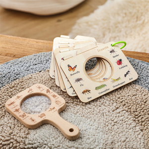 Biểu Tượng Tùy Chỉnh Nhà Máy Bằng Gỗ Thiết Kế Hoạt Động Cubes Set 3 + Năm Thí Nghiệm Khoa Học Magnifying Kính Đồ Chơi - Product Image 2